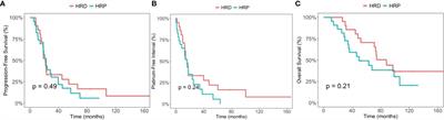 The prognostic and predictive value of homologous recombination deficiency status in patients with advanced stage epithelial ovarian carcinoma after first-line platinum-based chemotherapy